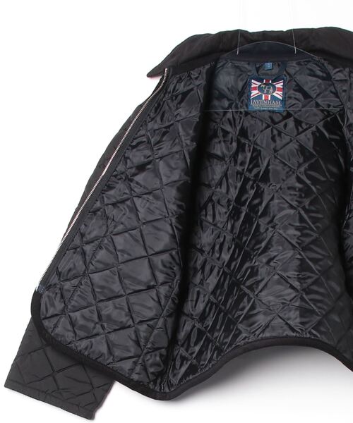 LAVENHAM(ラベンハム)の「LAVENHAM TEYNHAM ラベンハム テイナム ナイロンジャケット(ダウンジャケット/コート・レディース・ブラック系1/ブラック系2・12/8/10)」の4枚目の写真