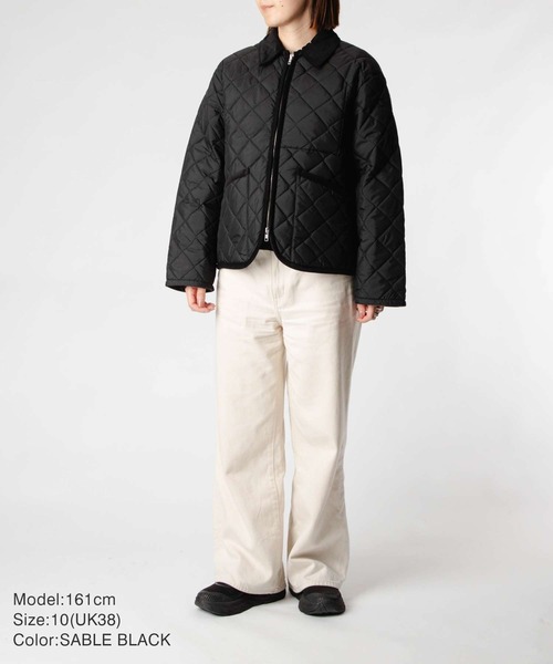 LAVENHAM(ラベンハム)の「LAVENHAM TEYNHAM ラベンハム テイナム ナイロンジャケット(ダウンジャケット/コート・レディース・ブラック系1/ブラック系2・12/8/10)」の15枚目の写真