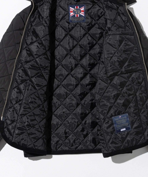 LAVENHAM(ラベンハム)の「LAVENHAM TEYNHAM ラベンハム テイナム ナイロンジャケット(ダウンジャケット/コート・レディース・ブラック系1/ブラック系2・12/8/10)」の6枚目の写真