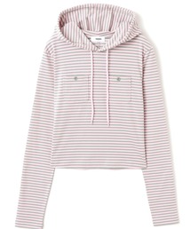 atmos pink | atmos pink Border Hoodie / アトモス ピンク ボーダー フーディ(Tシャツ/カットソー)