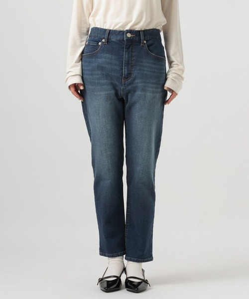 BAYFLOW(ベイフロー)の「裏起毛テーパードデニム(デニムパンツ・レディース・インディゴブルー/ブルー・X-SMALL/SMALL/MEDIUM)」の9枚目の写真