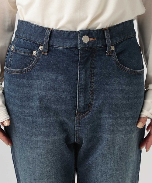 BAYFLOW(ベイフロー)の「裏起毛テーパードデニム(デニムパンツ・レディース・インディゴブルー/ブルー・X-SMALL/SMALL/MEDIUM)」の12枚目の写真