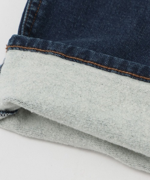 BAYFLOW(ベイフロー)の「裏起毛テーパードデニム(デニムパンツ・レディース・インディゴブルー/ブルー・X-SMALL/SMALL/MEDIUM)」の17枚目の写真