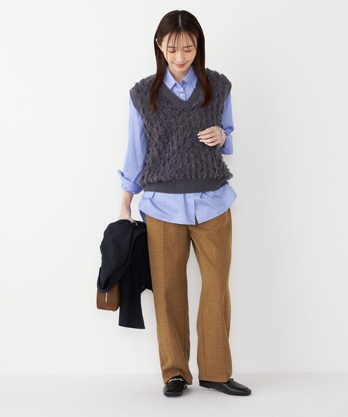 SHIPS Colors:〈手洗い可能〉フリンジ ベスト（ベスト）｜SHIPS Colors