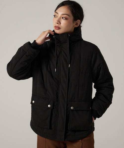 Eddie Bauer(エディーバウアー)の「フロスティン パーカー(ブルゾン・レディース・カーキ/ブラック・M/XL/L/S)」の2枚目の写真