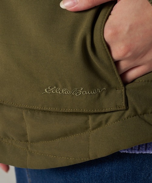 Eddie Bauer(エディーバウアー)の「フロスティン パーカー(ブルゾン・レディース・カーキ/ブラック・M/XL/L/S)」の13枚目の写真
