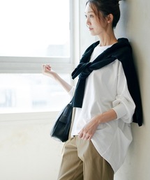 SOLAMONAT（ソラモナ）の「ペンネ天竺背中タックプルオーバー（Tシャツ/カットソー）」