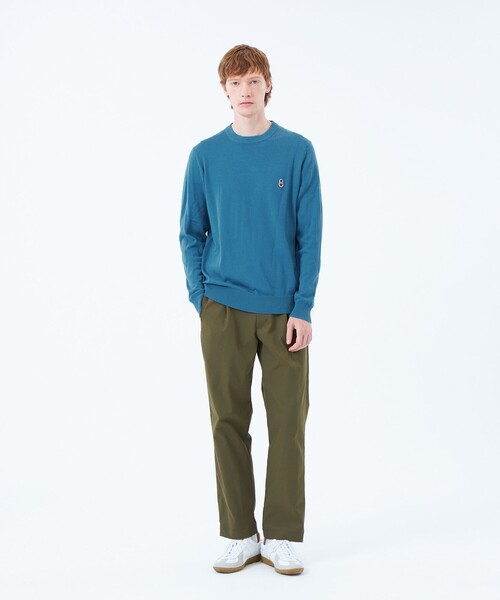 MACKINTOSH PHILOSOPHY(マッキントッシュ フィロソフィー)の「バッキンガムベア 綿ウール天竺 クルーネックプルオーバーニット(ニット/セーター・メンズ・ブルー/ダークネイビー/パープル系その他2/ベージュ系その他/オフホワイト・38/40)」の7枚目の写真
