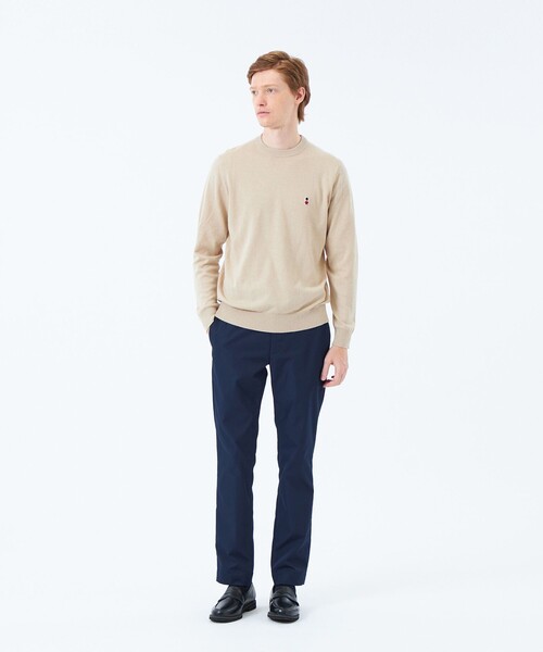 MACKINTOSH PHILOSOPHY(マッキントッシュ フィロソフィー)の「バッキンガムベア 綿ウール天竺 クルーネックプルオーバーニット(ニット/セーター・メンズ・ブルー/ダークネイビー/パープル系その他2/ベージュ系その他/オフホワイト・38/40)」の13枚目の写真