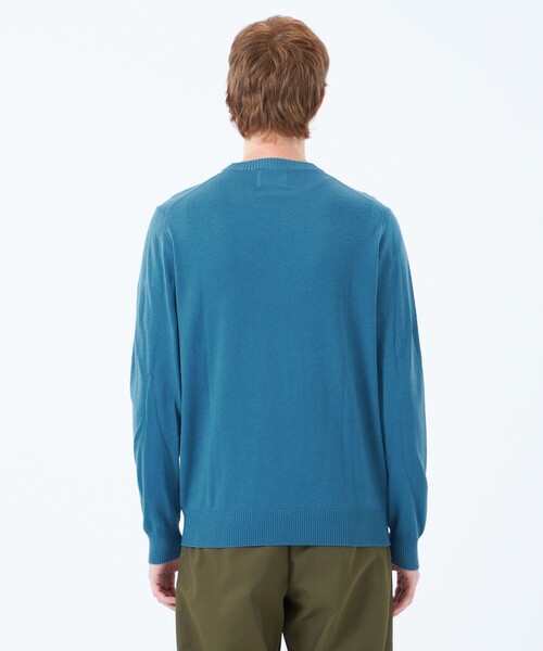MACKINTOSH PHILOSOPHY(マッキントッシュ フィロソフィー)の「バッキンガムベア 綿ウール天竺 クルーネックプルオーバーニット(ニット/セーター・メンズ・ブルー/ダークネイビー/パープル系その他2/ベージュ系その他/オフホワイト・38/40)」の10枚目の写真