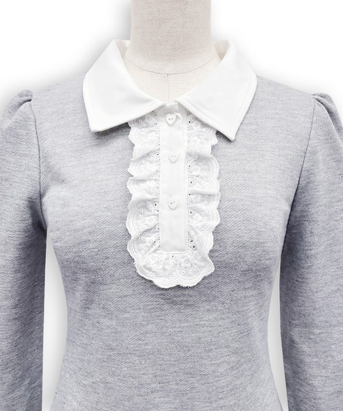 Honey Cinnamon（ハニーシナモン）の「バルーンカットワンピース（ワンピース・レディース・チェック/グレー・FREE）」の11枚目の写真