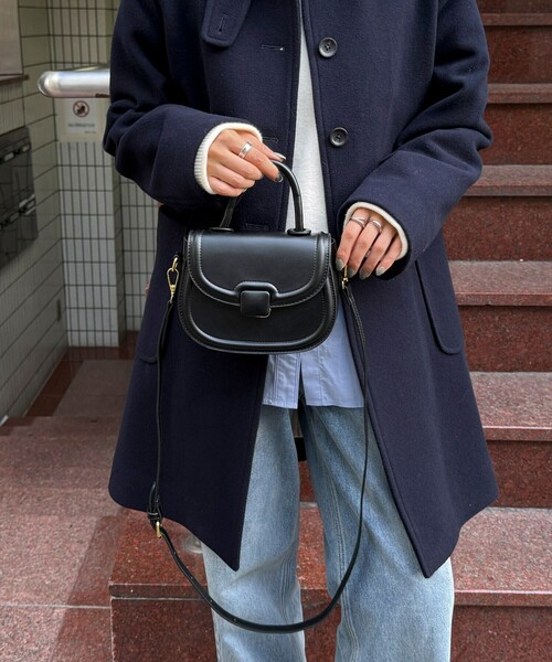 fredy emue（フレディエミュ）の「ソリッドカラーポシェット（ショルダーバッグ・レディース・イエロー/ブラック・FREE）」の7枚目の写真