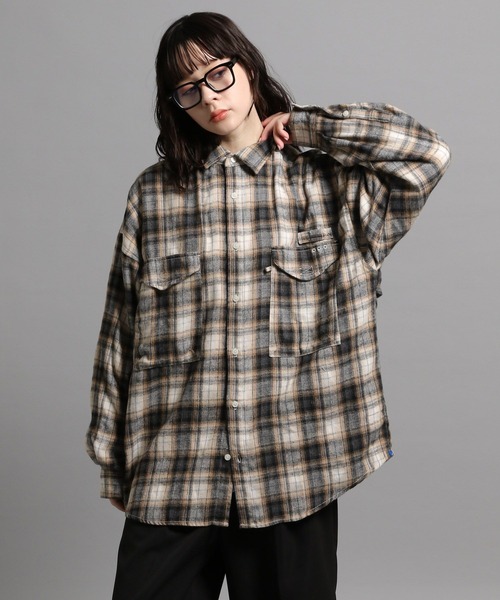 Anderson Bell シースルーチェックシャツ Anderson Bell シースルーチェックシャツ andersson bell アンダーソン