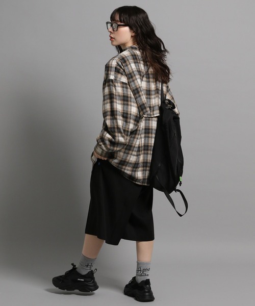 GEORGE'S（ジョージズ）の「BIGネルチェックシャツ（シャツ/ブラウス・メンズ・オフホワイト/ブルー系その他・MEDIUM/LARGE）」の15枚目の写真