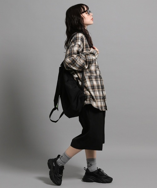 GEORGE'S（ジョージズ）の「BIGネルチェックシャツ（シャツ/ブラウス・メンズ・オフホワイト/ブルー系その他・MEDIUM/LARGE）」の16枚目の写真