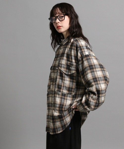 GEORGE'S（ジョージズ）の「BIGネルチェックシャツ（シャツ/ブラウス・メンズ・オフホワイト/ブルー系その他・MEDIUM/LARGE）」の21枚目の写真