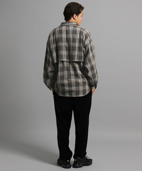 GEORGE'S（ジョージズ）の「BIGネルチェックシャツ（シャツ/ブラウス・メンズ・オフホワイト/ブルー系その他・MEDIUM/LARGE）」の6枚目の写真