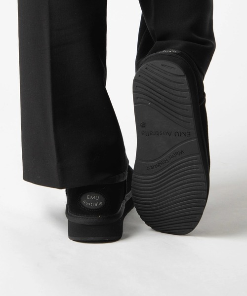 EMU Australia（エミューオーストラリア）の「EMU AUSTRALIA Platform PICO Wool エミュー プラットフォーム スリップオン（スリッポン・レディース・ブラック/ブラウン系1/チャコールグレー・7/8/6）」の5枚目の写真