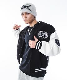 SHORT ROUND（ショートラウンド）の「SHORT ROUND/メルトンワッペンスタジャン（スタジャン）」