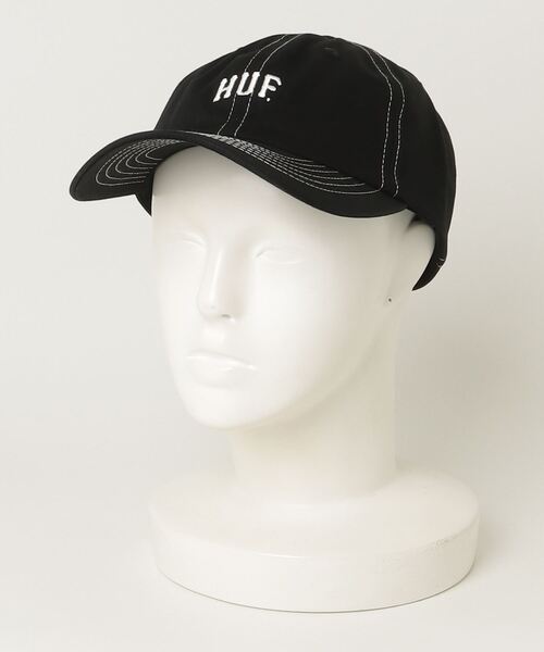 HUF(ハフ)の「HUF ARCH LOGO 6 PANEL CV HAT ハフ アーチ ロゴ キャップ(キャップ・メンズ・ブラウン系1/ブラック・FREE)」の15枚目の写真