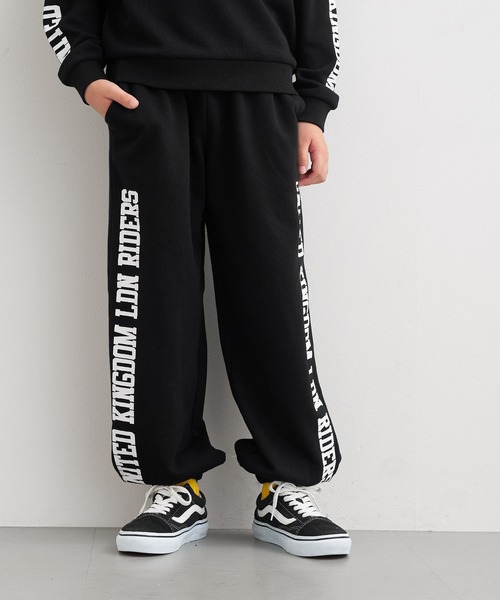 coca（coca）（コカ）の「キッズ ロゴラインスウェットジョガーパンツ（スウェットパンツ・キッズ・ライトグレー/ブラック・150/120/140/130）」の9枚目の写真