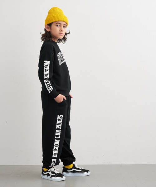 coca（coca）（コカ）の「キッズ ロゴラインスウェットジョガーパンツ（スウェットパンツ・キッズ・ライトグレー/ブラック・150/120/140/130）」の10枚目の写真