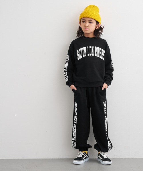 coca（coca）（コカ）の「キッズ ロゴラインスウェットジョガーパンツ（スウェットパンツ・キッズ・ライトグレー/ブラック・150/120/140/130）」の12枚目の写真