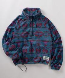 DISCUS（ディスカス）の「【71】【DISCUS/ディスカス】ワンポイント刺繍&ネームタグデザイン コンパクト ハーフジップ フリース レディース（スウェット）」