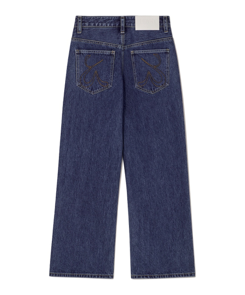 GLOWNY（グロウニ―）の「THE HANNAH JEANS (MID BLUE)（デニムパンツ・レディース・その他・X-SMALL/SMALL/LARGE/MEDIUM）」の4枚目の写真