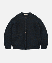 FRIZMWORKS（フリズムワークス）の「BRUSHED WOOL ROUND CARDIGAN _ BLACK（カーディガン/ボレロ）」