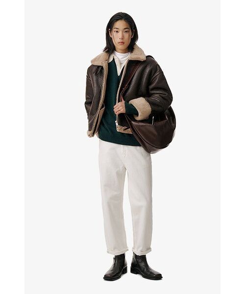 MUSINSA STANDARD（ムシンサスタンダード）の「リラックスドタートルネック長袖Tシャツ[ホワイト]（Tシャツ/カットソー・メンズ・その他・SMALL/MEDIUM/LARGE/X-LARGE/XX-LARGE/XXX-LARGE）」の13枚目の写真
