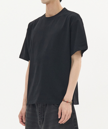 ベーシックハーフクロップTシャツ(ブラック)