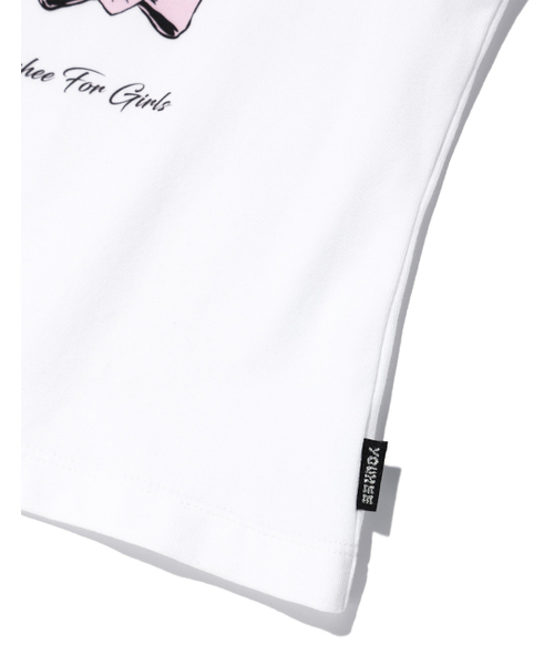 YOUHEE(ユヒ)の「RIBBON GRAPHIC CROP T-SHIRTS WHITE(Tシャツ/カットソー・レディース・その他・FREE)」の6枚目の写真