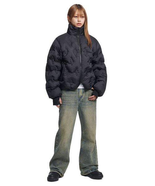 NOMANUAL(NOMANUAL)の「L.S SHORT DOWN JACKET - BLACK(ダウンジャケット/コート・レディース・その他・MEDIUM/LARGE/X-LARGE/SMALL)」の9枚目の写真