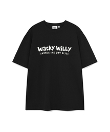 ビッグタイポ半袖Tシャツブラック