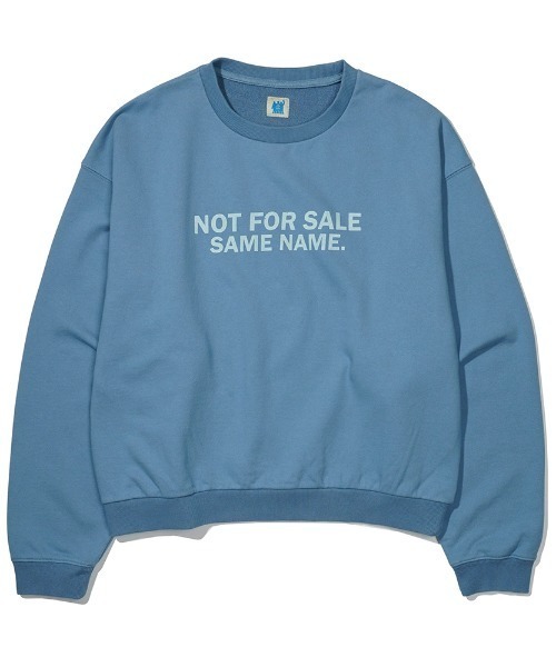 link lot(リンクロット)の「NOT FOR SALE SWEATSHIRT / フロントロゴスウェットシャツ(スウェット・レディース・サックスブルー/イエロー/ネイビー・F)」の8枚目の写真