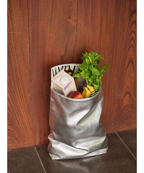 null.(ヌル)の「バーティカルバッグ(ハンドバッグ・レディース・ブラック/グレー/シルバー・F)」の3枚目の写真