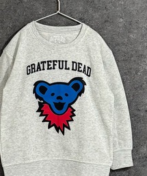 Grateful Dead（グレイトフルデッド）の「GRATEFUL DEAD　グレイトフルデッド　綿タッチ　裏起毛　オーバーサイズ　トレーナー（スウェット・キッズ）」