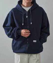 【PRO CLUB】13oz Heavyweight Hull Zip Fleece Hoodie 13オンス ヘビーウェイト フルジップパーカー ジップアップ オーバーサイズ ビッグシルエット 裏起毛 PCB143 UNTR