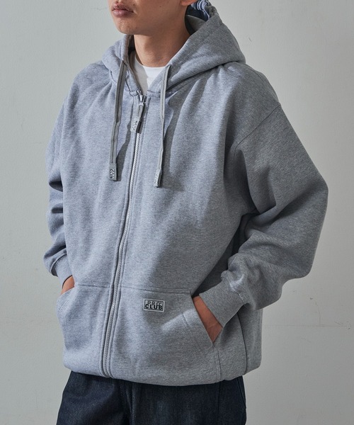 セール】【PRO CLUB】13oz Heavyweight Hull Zip Fleece Hoodie 13