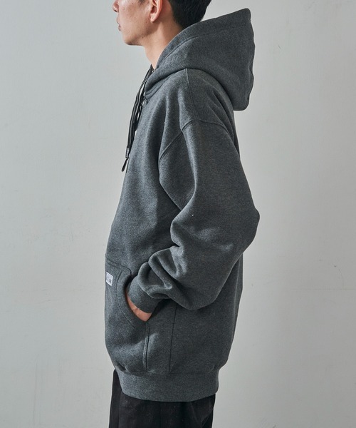 PRO CLUB （プロクラブ）の「【PRO CLUB】13oz Heavyweight Hull Zip Fleece Hoodie 13オンス ヘビーウェイト フルジップパーカー ジップアップ オーバーサイズ ビッグシルエット 裏起毛 PCB143 UNTR（パーカー・メンズ・グレー/ブラック/ネイビー/ホワイト/チャコールグレー/カモフラージュ・L/M/XL）」の14枚目の写真