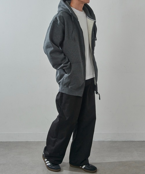 PRO CLUB （プロクラブ）の「【PRO CLUB】13oz Heavyweight Hull Zip Fleece Hoodie 13オンス ヘビーウェイト フルジップパーカー ジップアップ オーバーサイズ ビッグシルエット 裏起毛 PCB143 UNTR（パーカー・メンズ・グレー/ブラック/ネイビー/ホワイト/チャコールグレー/カモフラージュ・L/M/XL）」の17枚目の写真