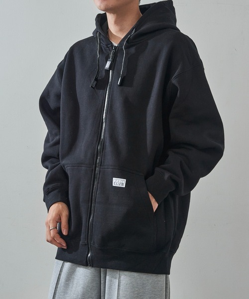 PRO CLUB （プロクラブ）の「【PRO CLUB】13oz Heavyweight Hull Zip Fleece Hoodie 13オンス ヘビーウェイト フルジップパーカー ジップアップ オーバーサイズ ビッグシルエット 裏起毛 PCB143 UNTR（パーカー・メンズ・グレー/ブラック/ネイビー/ホワイト/チャコールグレー/カモフラージュ・L/M/XL）」の8枚目の写真