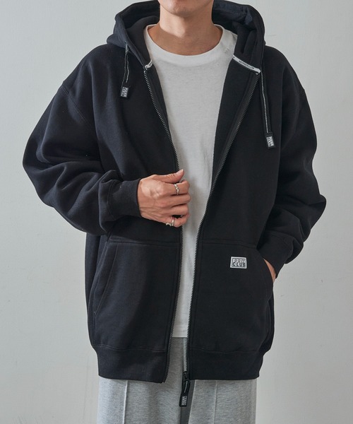 PRO CLUB （プロクラブ）の「【PRO CLUB】13oz Heavyweight Hull Zip Fleece Hoodie 13オンス ヘビーウェイト フルジップパーカー ジップアップ オーバーサイズ ビッグシルエット 裏起毛 PCB143 UNTR（パーカー・メンズ・グレー/ブラック/ネイビー/ホワイト/チャコールグレー/カモフラージュ・L/M/XL）」の10枚目の写真
