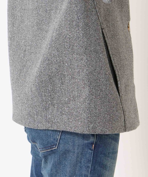 Jines（ジネス）の「ツィードボンディングノーカラージャケット（ノーカラージャケット・レディース・ブラック/ベージュ・38）」の22枚目の写真