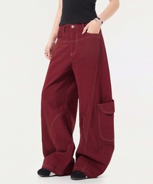 HOOK（フック）の「HOOK -select- 　デニムカーゴバルーンパンツ（カーゴパンツ）」