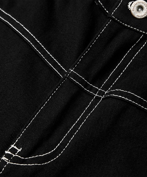 HOOK(フック)の「HOOK -select- デニムカーゴバルーンパンツ(カーゴパンツ・メンズ・ワインレッド/ブラック・L/M/S)」の7枚目の写真