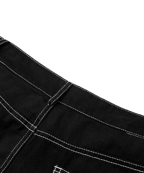 HOOK(フック)の「HOOK -select- デニムカーゴバルーンパンツ(カーゴパンツ・メンズ・ワインレッド/ブラック・L/M/S)」の8枚目の写真