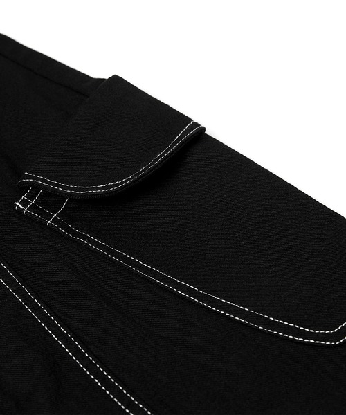HOOK(フック)の「HOOK -select- デニムカーゴバルーンパンツ(カーゴパンツ・メンズ・ワインレッド/ブラック・L/M/S)」の13枚目の写真