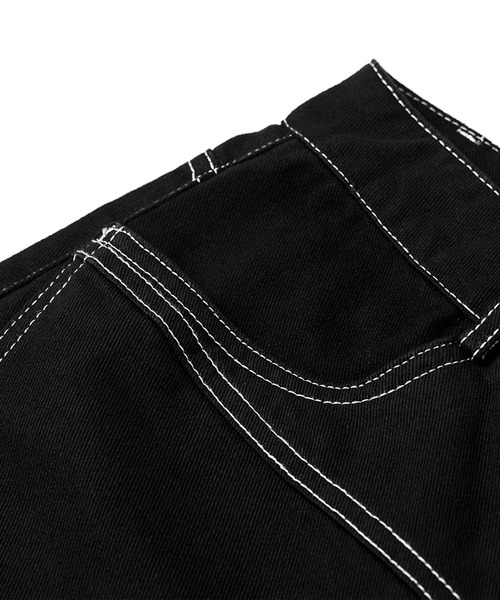 HOOK(フック)の「HOOK -select- デニムカーゴバルーンパンツ(カーゴパンツ・メンズ・ワインレッド/ブラック・L/M/S)」の16枚目の写真